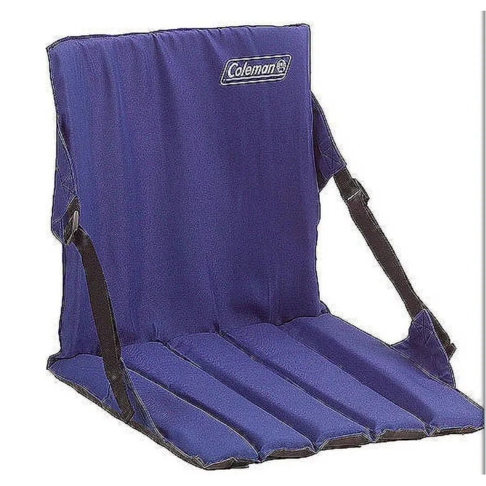 Coleman® Portable Stadium Seat Cushion with Backrest, Blue